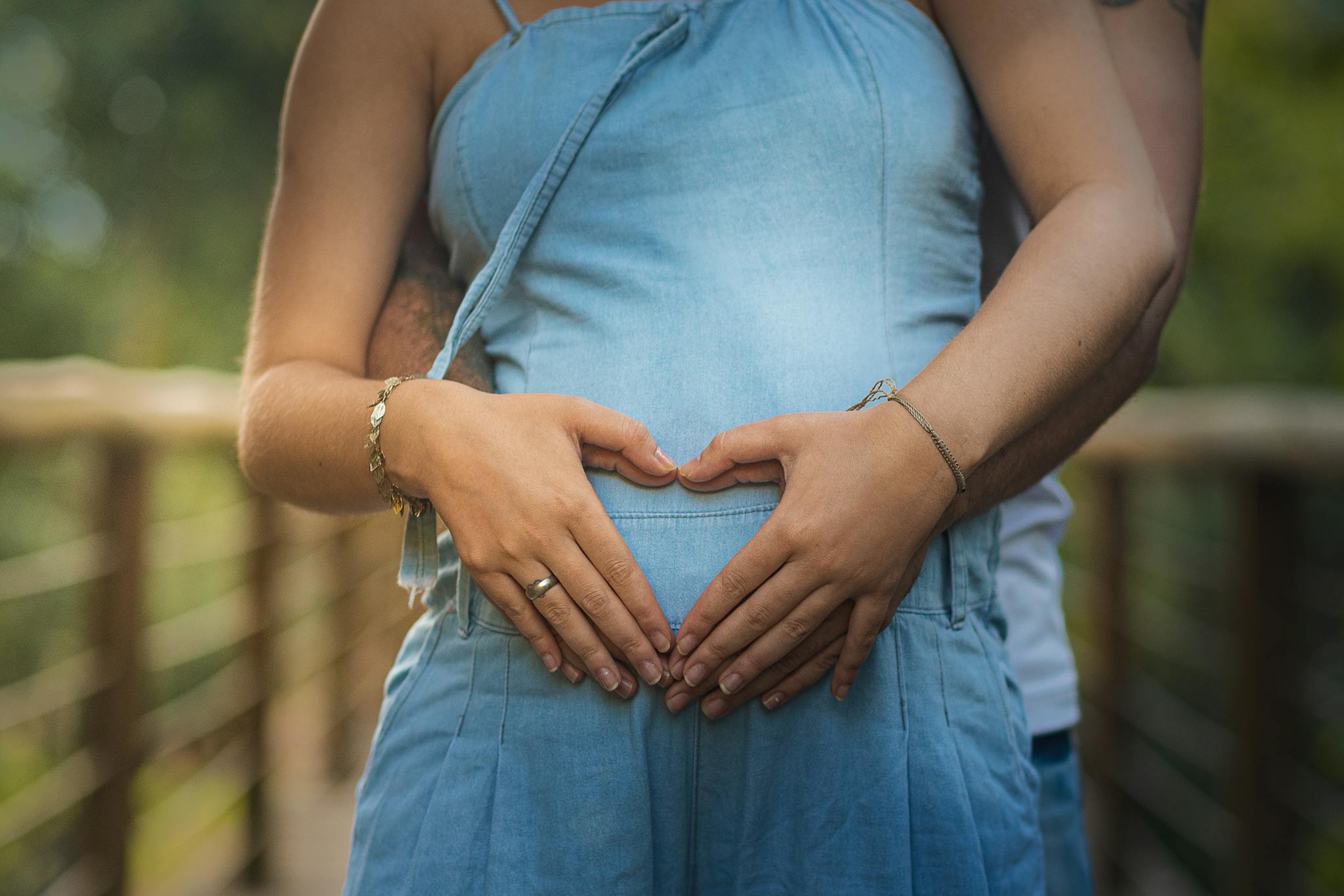 a pregnant woman