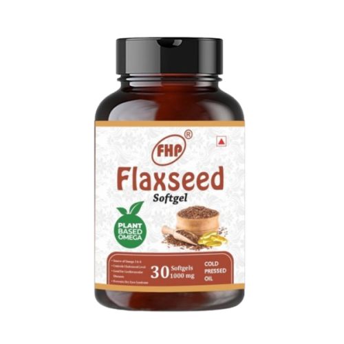 FHP Flax Seed Oil Softgel Capsule
