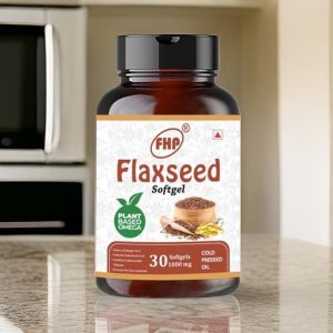 FHP Flaxseed Softgel 1000mg (30 Capsules)