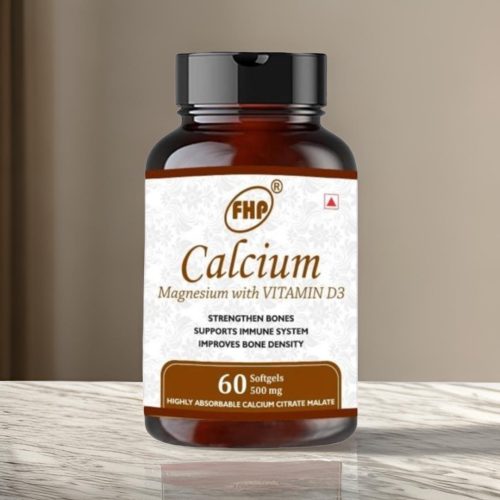 FHP Calcium Magnesium Vitamin D3 SoftGel Capsules - Image 4