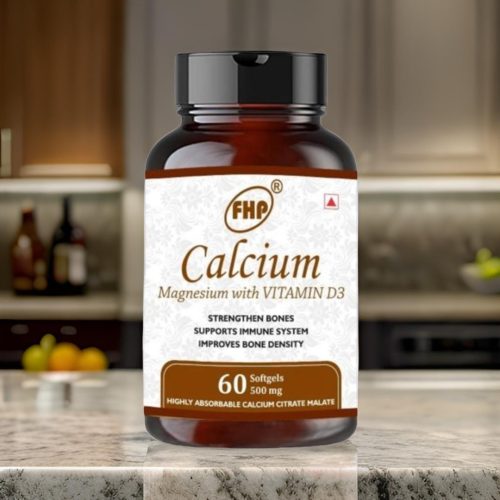 FHP Calcium Magnesium Vitamin D3 SoftGel Capsules - Image 3